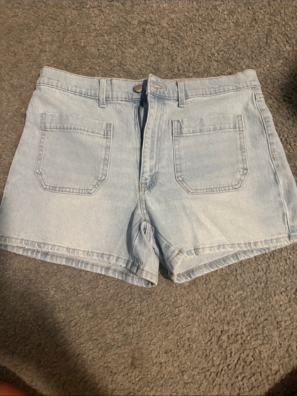Light Wash Denim Women’s Shorts time and true 12